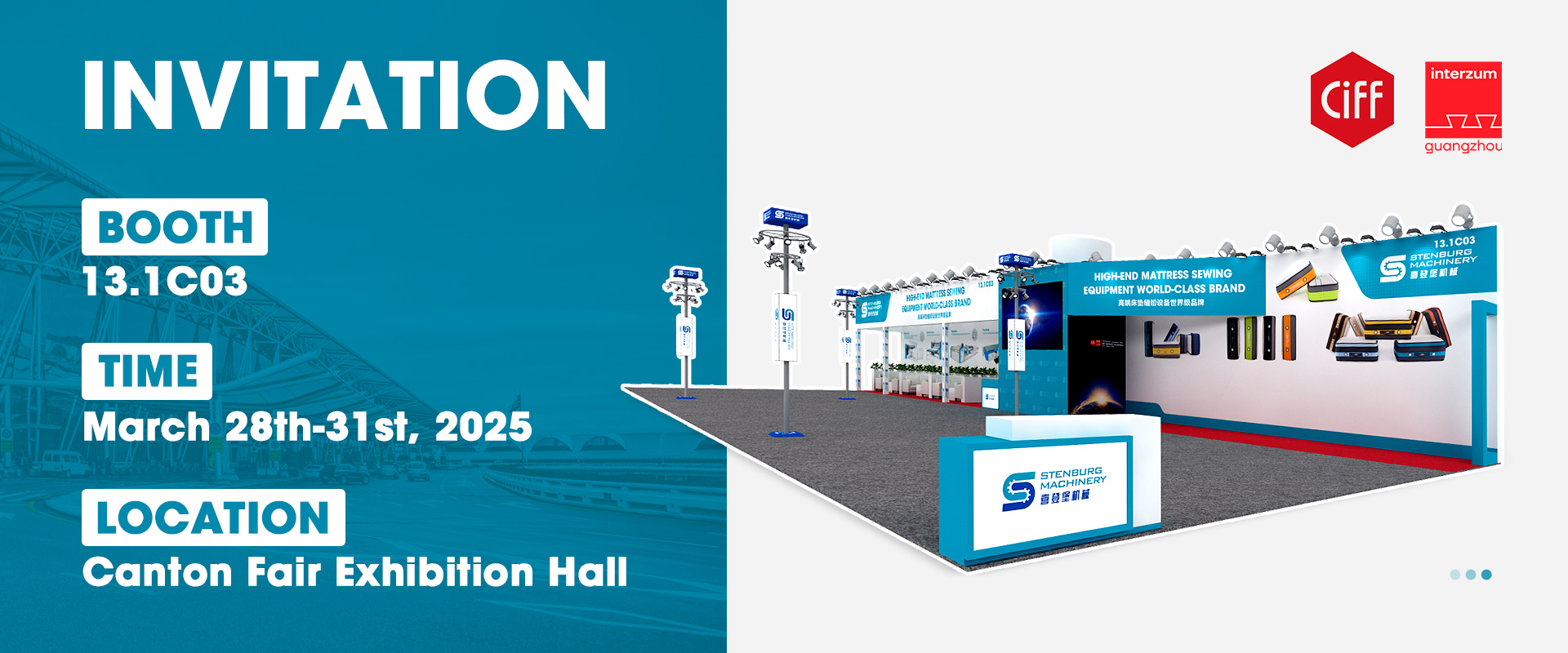 The 55st 2025 China Guangzhou International Furniture Production Equipment and Ingredients Exhibition is just two day away!