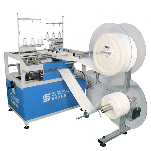 Front And Back Double-heads Serging Machine
