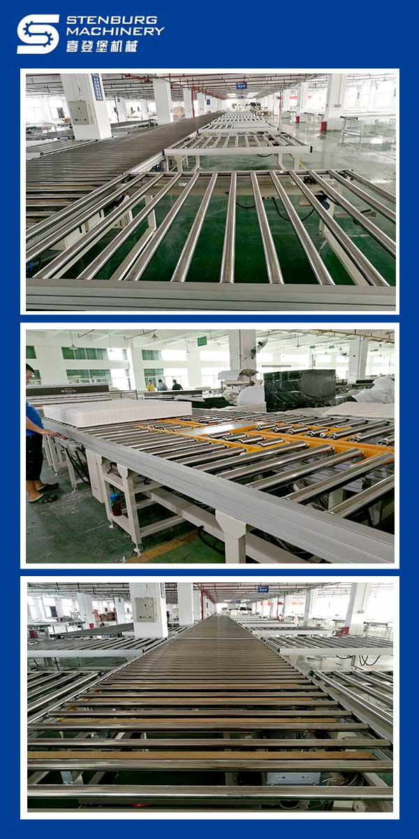 Automatic mattress production line 