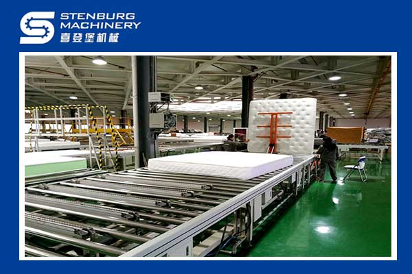 Automatic mattress production line | Stenburg mattress machine