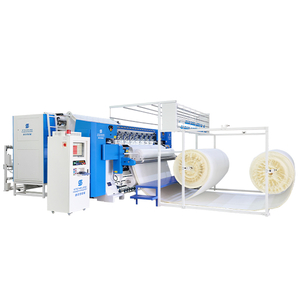 XDB-W-SJ+XDB-QG-3 Computerized Chain Stitch Multi-needle Quilting Machine+Computerized Panel Cutter Machine